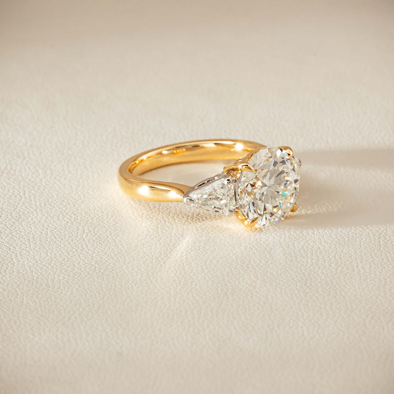 18ct Yellow & White Gold 4.01ct Diamond Odyssey Ring - Ring - Walker & Hall