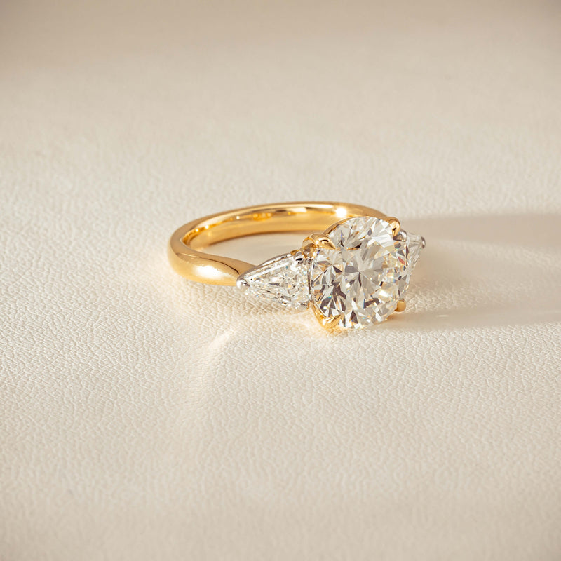 18ct Yellow & White Gold 4.01ct Diamond Odyssey Ring - Ring - Walker & Hall