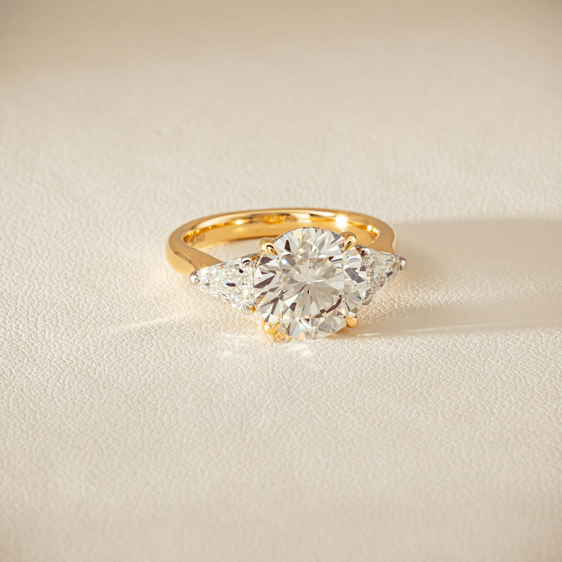 18ct Yellow & White Gold 4.01ct Diamond Odyssey Ring - Ring - Walker & Hall
