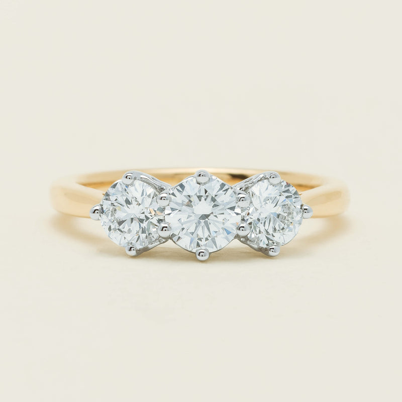 18ct Yellow Gold 1.30ct Diamond Coronado Ring - Ring - Walker & Hall