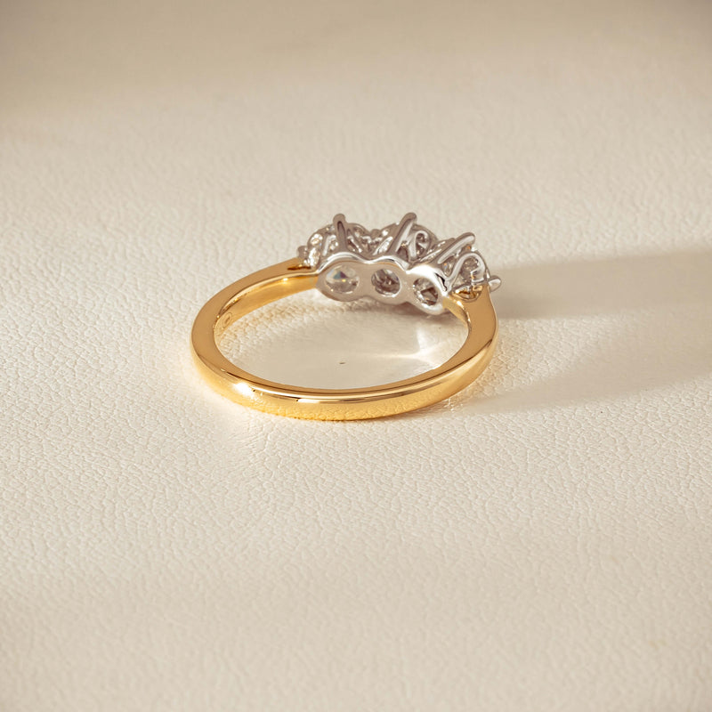 18ct Yellow Gold 1.30ct Diamond Coronado Ring - Ring - Walker & Hall