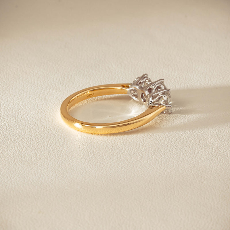 18ct Yellow Gold 1.30ct Diamond Coronado Ring - Ring - Walker & Hall