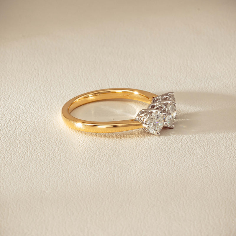 18ct Yellow Gold 1.30ct Diamond Coronado Ring - Ring - Walker & Hall