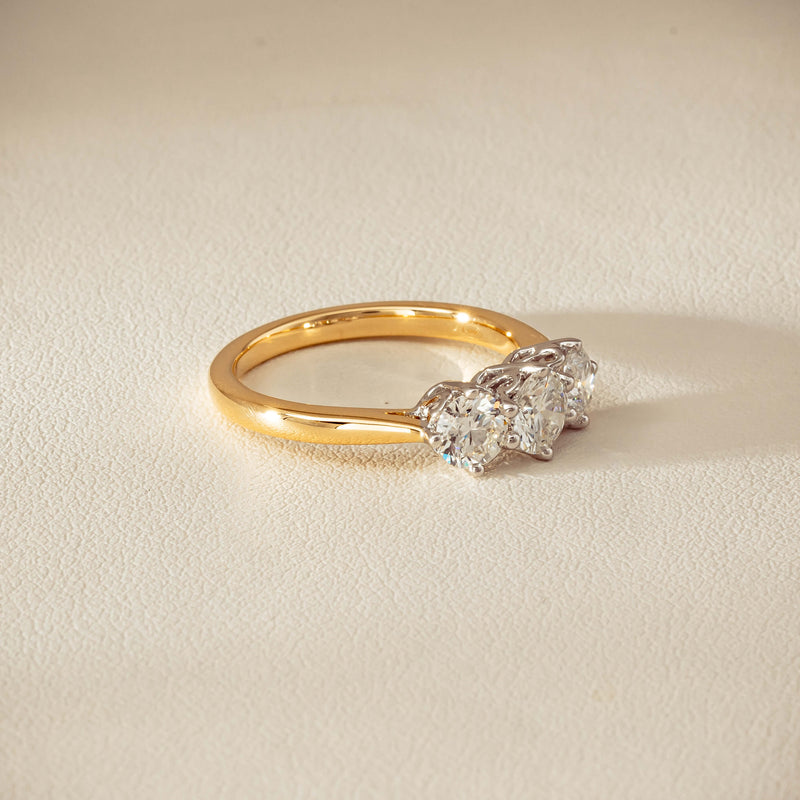 18ct Yellow Gold 1.30ct Diamond Coronado Ring - Ring - Walker & Hall