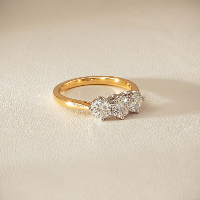 18ct Yellow Gold 1.30ct Diamond Coronado Ring - Ring - Walker & Hall