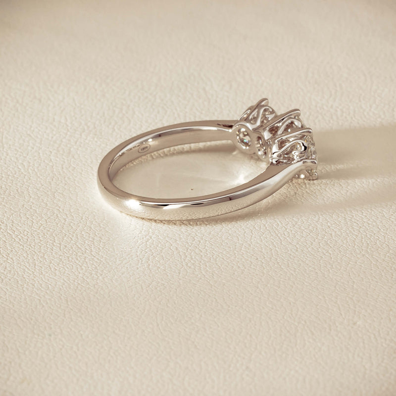 18ct White Gold 1.33ct Diamond Coronado Ring - Ring - Walker & Hall