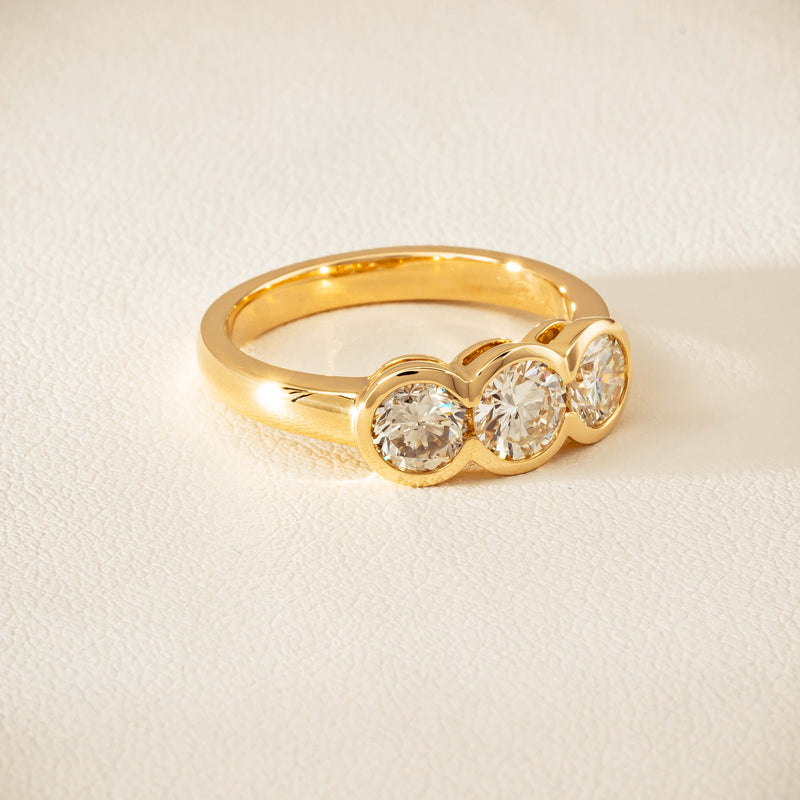 18ct Yellow Gold 1.39ct Reclaimed Diamond Natalia Ring