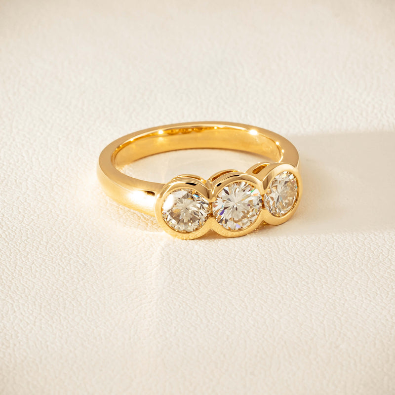 18ct Yellow Gold 1.39ct Reclaimed Diamond Natalia Ring