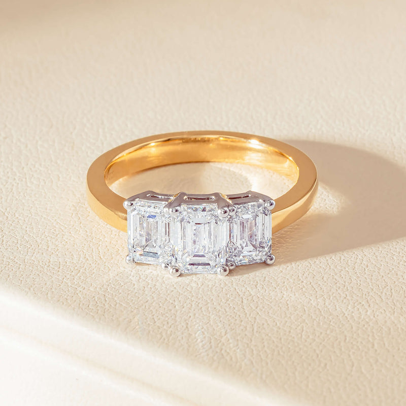 18ct Yellow & White Gold 2.41ct Diamond Odyssey Ring - Ring - Walker & Hall