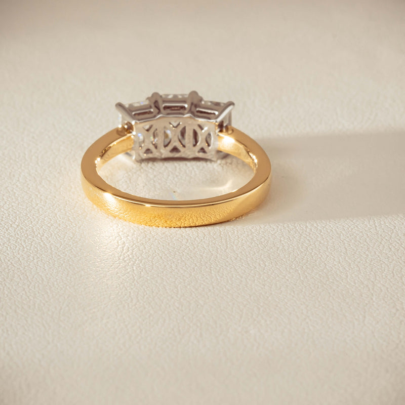 18ct Yellow & White Gold 2.41ct Diamond Odyssey Ring - Ring - Walker & Hall