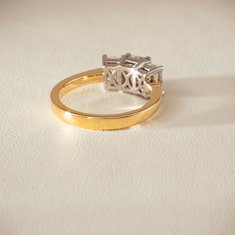 18ct Yellow & White Gold 2.41ct Diamond Odyssey Ring - Ring - Walker & Hall