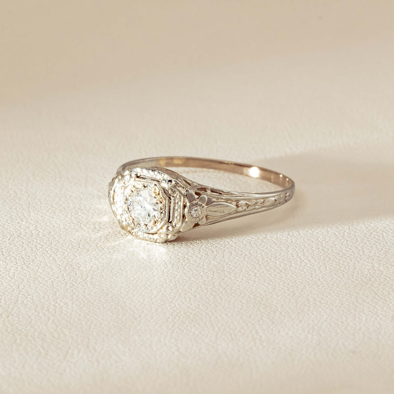 Deja Vu 18ct White Gold .35ct Diamond Ring - Ring - Walker & Hall