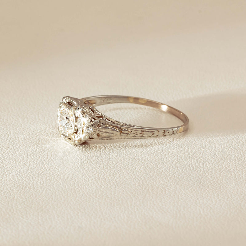 Deja Vu 18ct White Gold .35ct Diamond Ring - Ring - Walker & Hall