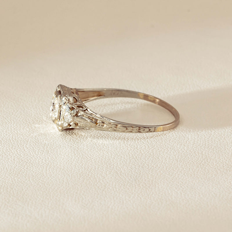 Deja Vu 18ct White Gold .35ct Diamond Ring - Ring - Walker & Hall