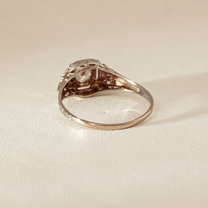 Deja Vu 18ct White Gold .35ct Diamond Ring - Ring - Walker & Hall