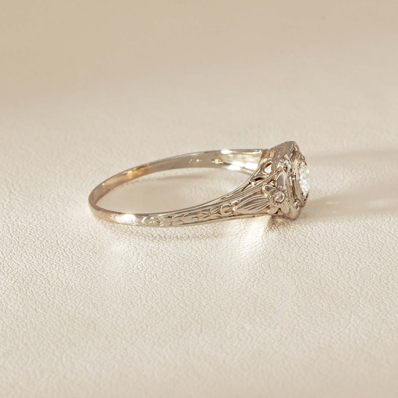 Deja Vu 18ct White Gold .35ct Diamond Ring - Ring - Walker & Hall