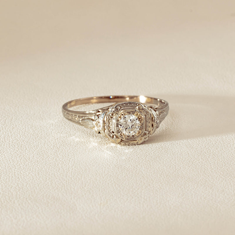 Deja Vu 18ct White Gold .35ct Diamond Ring - Ring - Walker & Hall