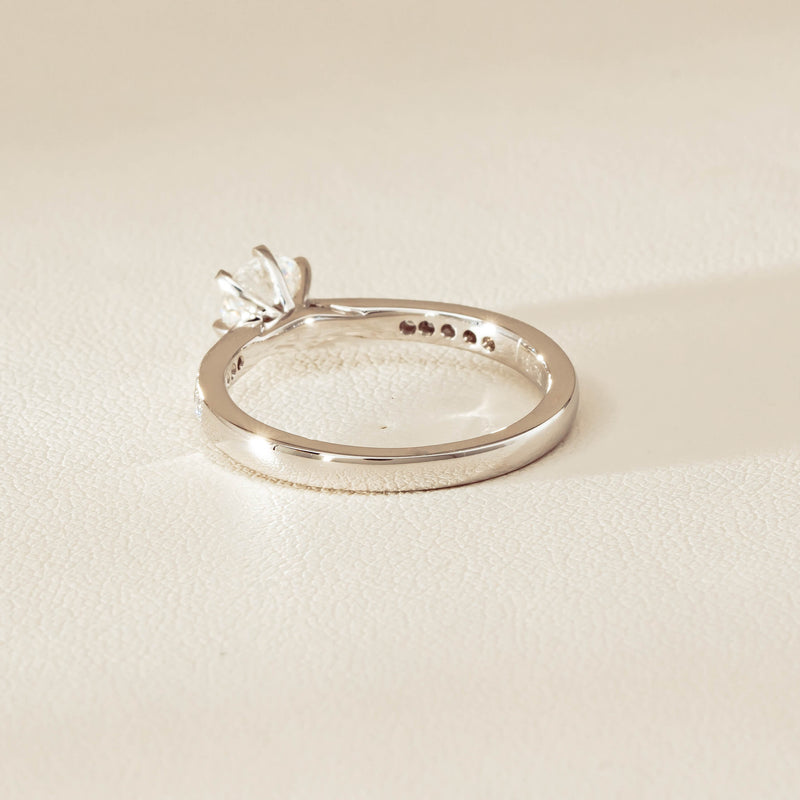 18ct White Gold .53ct Diamond Zenith Ring - Ring - Walker & Hall