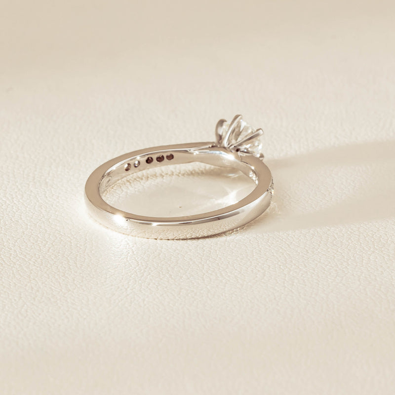 18ct White Gold .53ct Diamond Zenith Ring - Ring - Walker & Hall