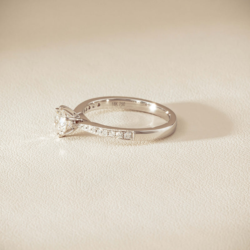18ct White Gold .60ct Diamond Zenith Ring