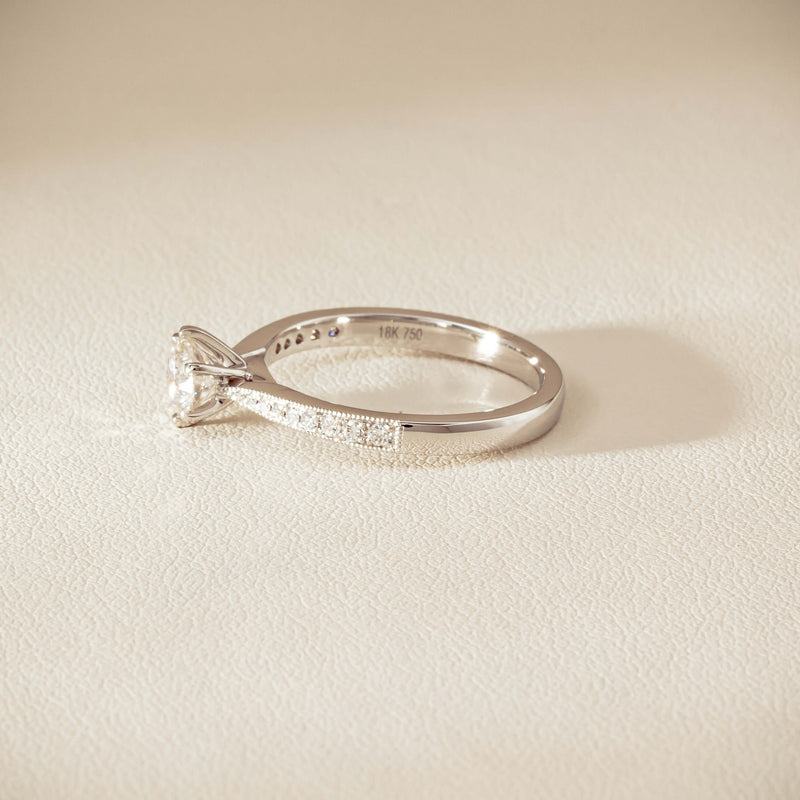 18ct White Gold .60ct Diamond Zenith Ring