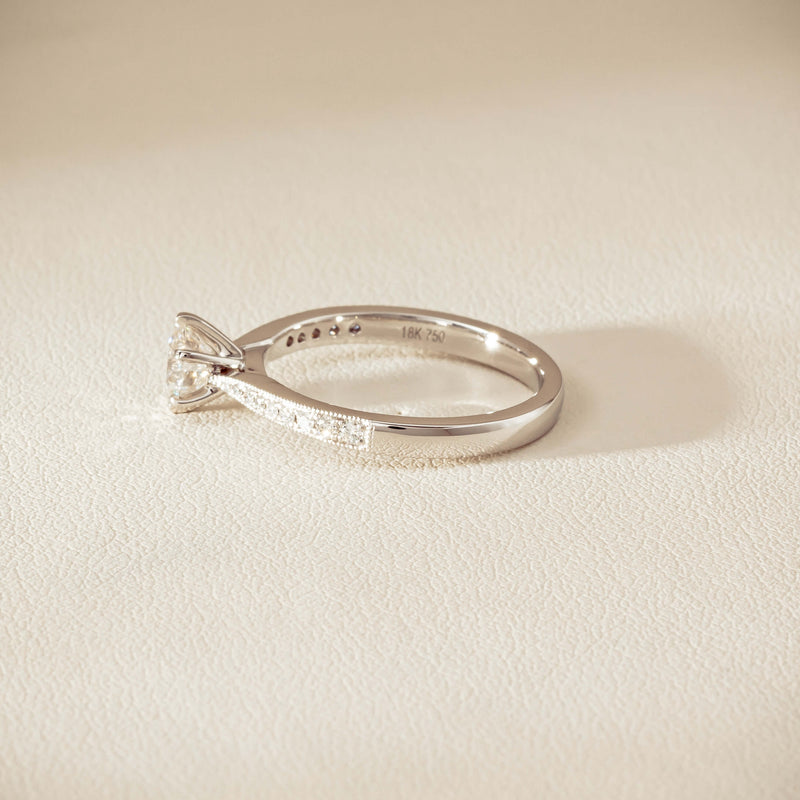 18ct White Gold .60ct Diamond Zenith Ring