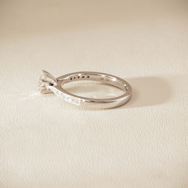18ct White Gold .60ct Diamond Zenith Ring