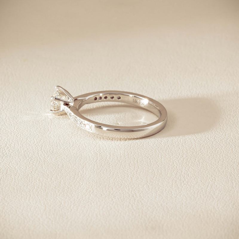 18ct White Gold .60ct Diamond Zenith Ring