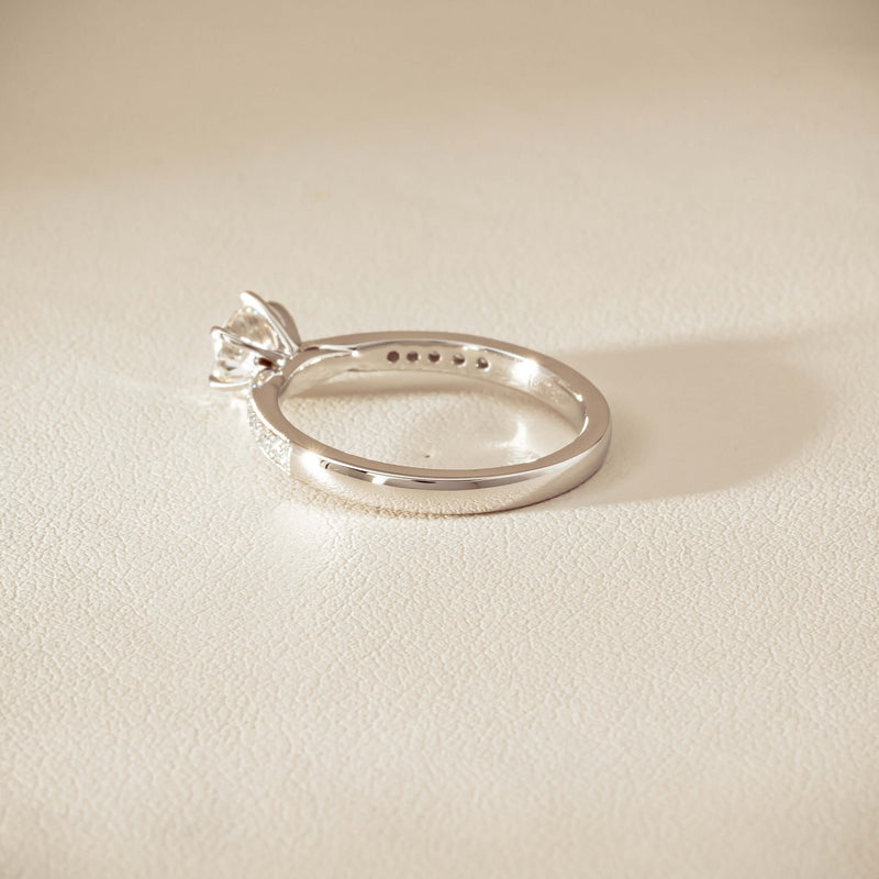 18ct White Gold .60ct Diamond Zenith Ring