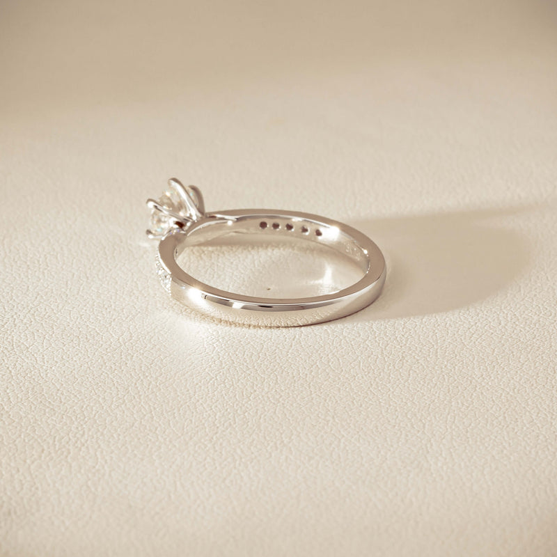 18ct White Gold .60ct Diamond Zenith Ring