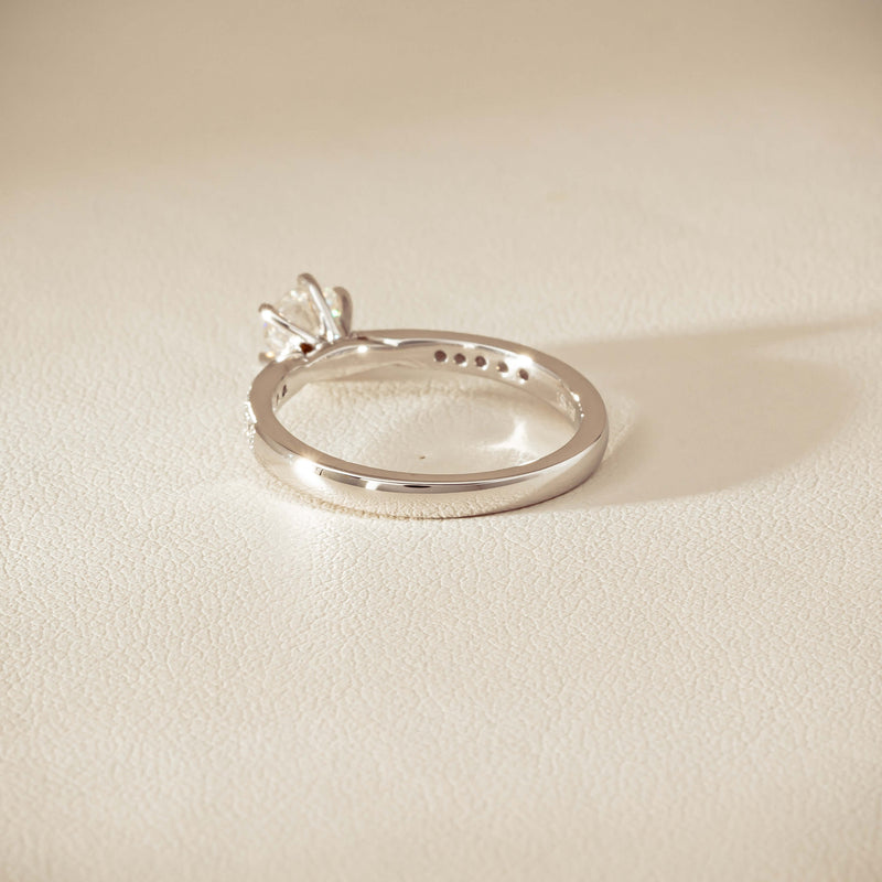 18ct White Gold .60ct Diamond Zenith Ring