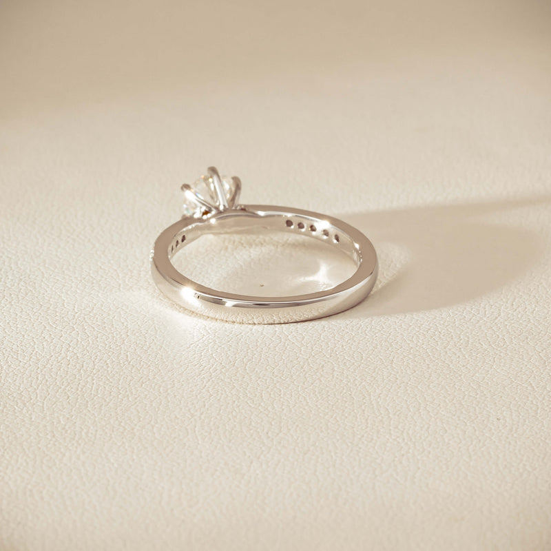 18ct White Gold .60ct Diamond Zenith Ring