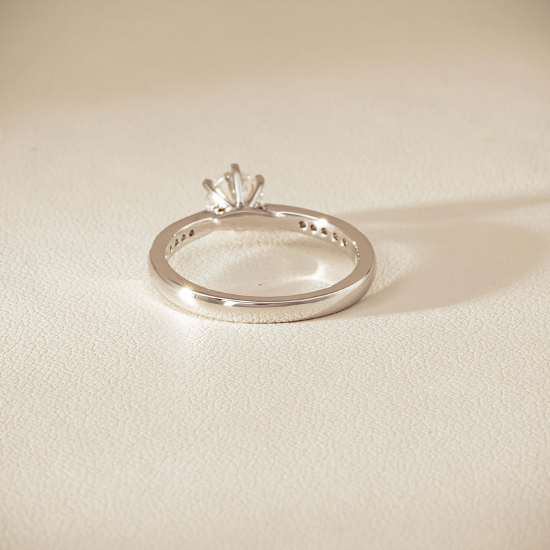 18ct White Gold .60ct Diamond Zenith Ring