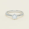 18ct White Gold .60ct Diamond Zenith Ring