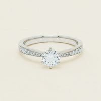 18ct White Gold .50ct Diamond Zenith Ring