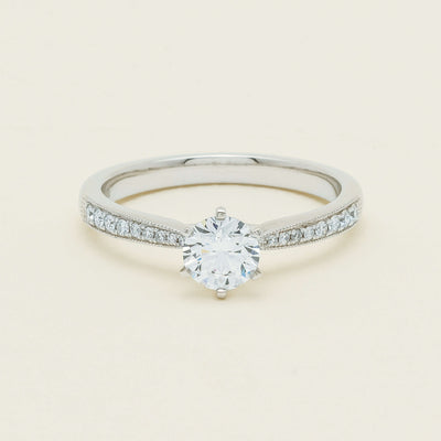 18ct White Gold .60ct Diamond Zenith Ring