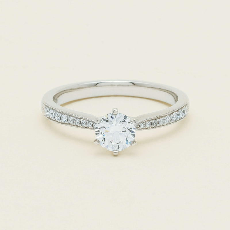 18ct White Gold .60ct Diamond Zenith Ring