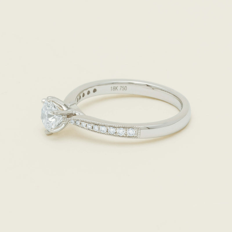 18ct White Gold .60ct Diamond Zenith Ring