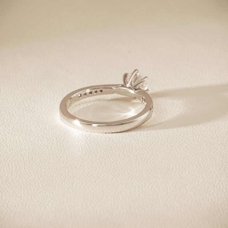 18ct White Gold .60ct Diamond Zenith Ring