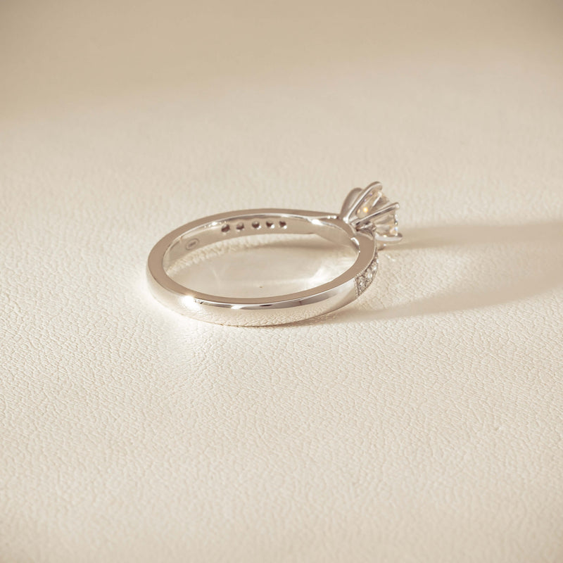 18ct White Gold .60ct Diamond Zenith Ring