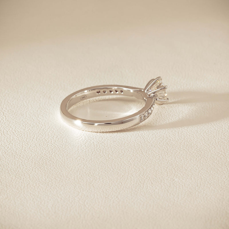 18ct White Gold .60ct Diamond Zenith Ring
