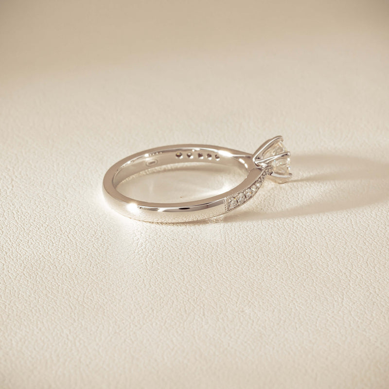 18ct White Gold .60ct Diamond Zenith Ring