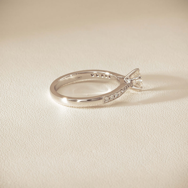 18ct White Gold .60ct Diamond Zenith Ring