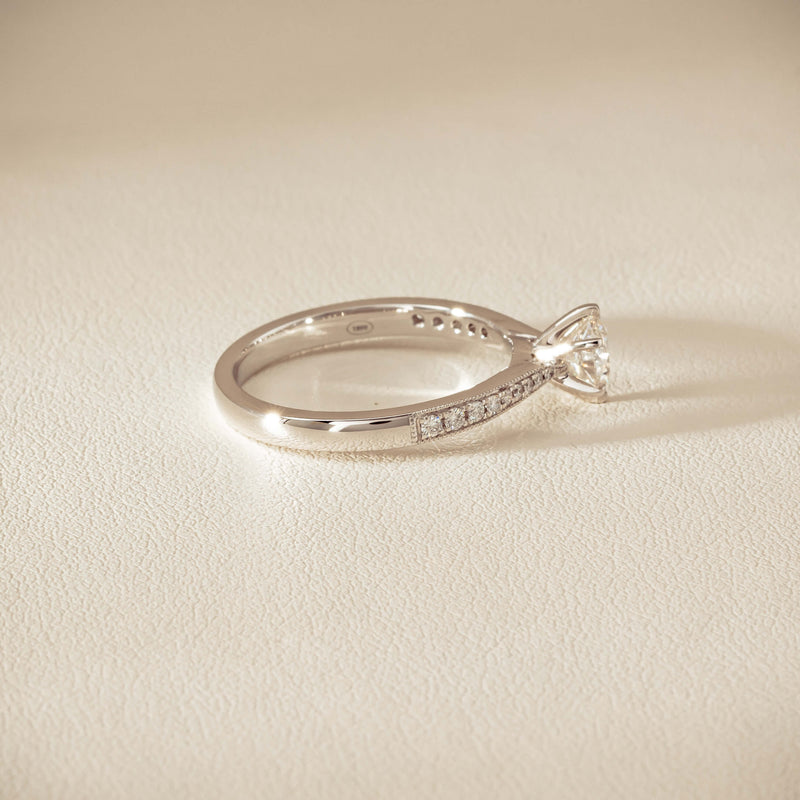 18ct White Gold .60ct Diamond Zenith Ring