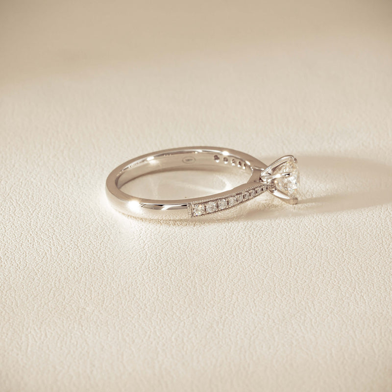 18ct White Gold .60ct Diamond Zenith Ring