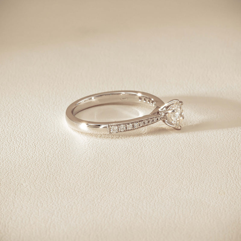 18ct White Gold .60ct Diamond Zenith Ring