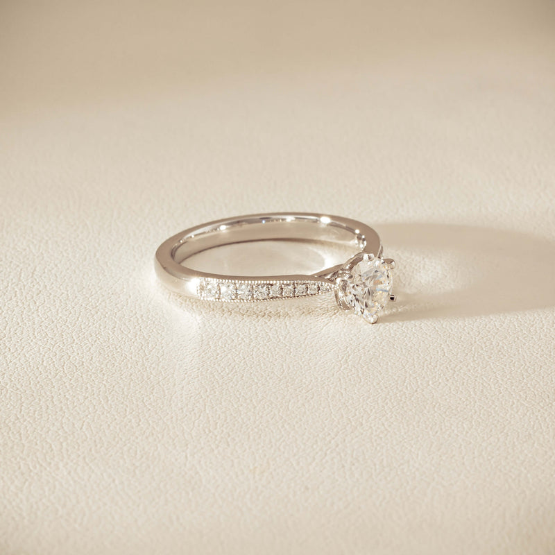 18ct White Gold .60ct Diamond Zenith Ring