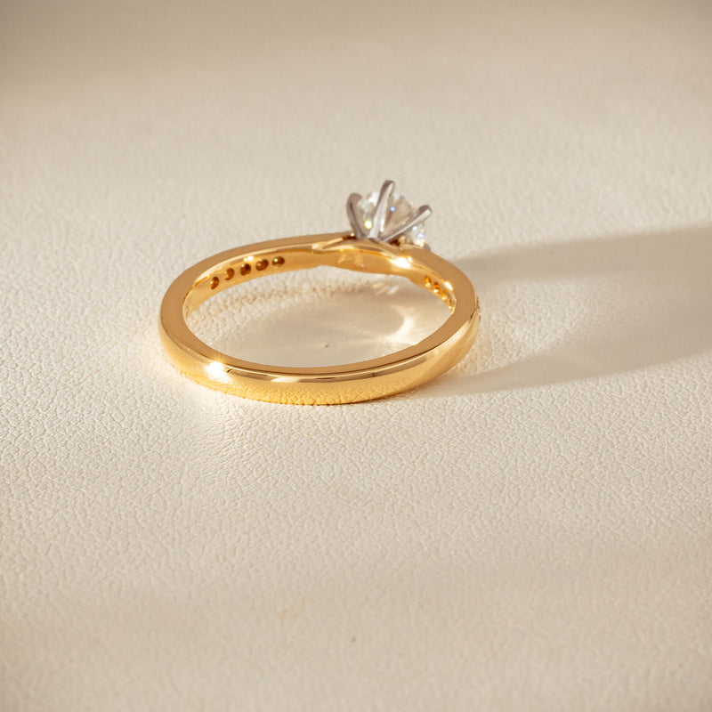 18ct Yellow Gold .52ct Diamond Zenith Ring