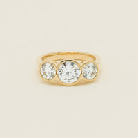 18ct Yellow Gold 2.96ct Reclaimed Diamond Natalia Ring