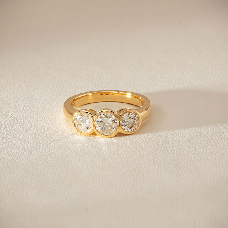 18ct Yellow Gold 1.68ct Reclaimed Diamond Natalia Ring